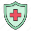 healthcare, medical, protection, security, shield 