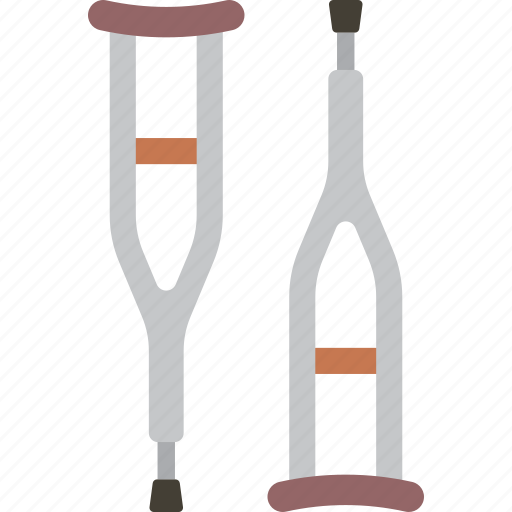 Crutches, crutch, medical icon - Download on Iconfinder