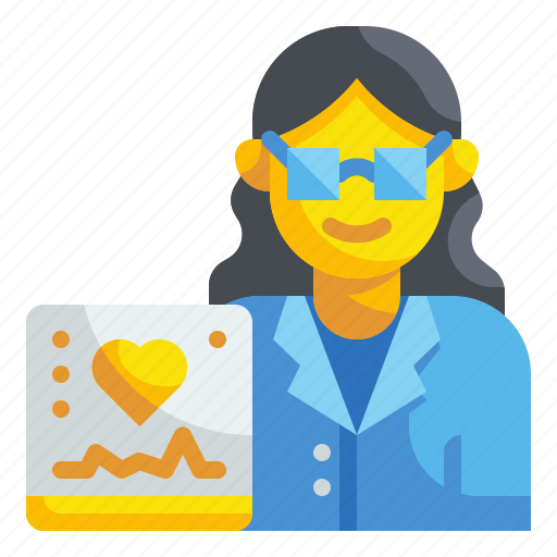 Cardiologist, profession, doctor, heart, surgeon, medical, avatar icon - Download on Iconfinder
