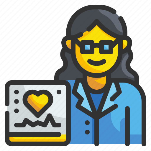 Cardiologist, profession, doctor, heart, surgeon, medical, avatar icon - Download on Iconfinder