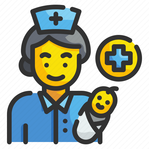 Midwife, profession, occupation, doctor, medical, obstetrician, avatar icon - Download on Iconfinder