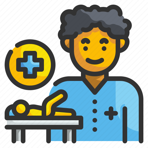 Physiotherapist, profession, occupation, doctor, healthcare, physical, therapy icon - Download on Iconfinder