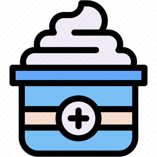 Cream, moisturizer, healthcare, and, medical, lotion, medication icon - Download on Iconfinder