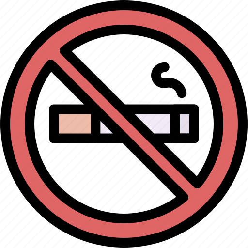No, smoking, smoke, cigarette, forbidden, prohibition icon - Download on Iconfinder