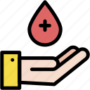 blood, donation, donor, drop, hand, donate, healthcare, and, medical
