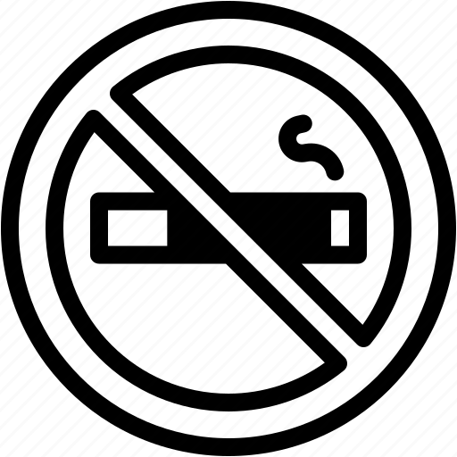 No, smoking, smoke, cigarette, forbidden, prohibition icon - Download on Iconfinder