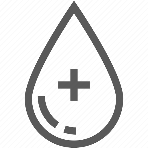Blood, cross, water drop icon - Download on Iconfinder