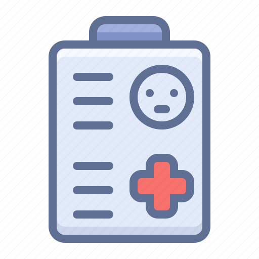 Medical history, patient, results icon - Download on Iconfinder