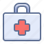 box, first aid kit, kit 