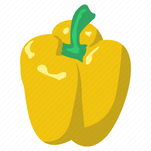 Bell pepper, capsicum, pepper, sweet pepper, vegetable icon - Download on Iconfinder