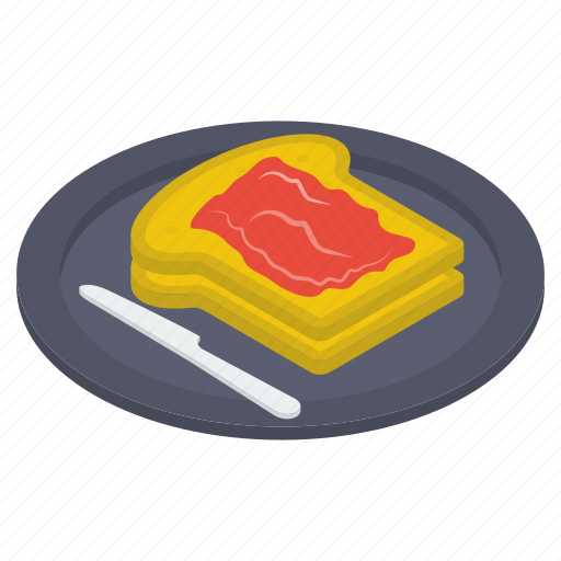 Bread, bread jam, breakfast, food, healthy food, meal icon - Download on Iconfinder