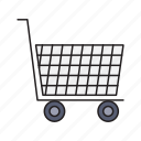 basket, carry, cart, hospital, trolley