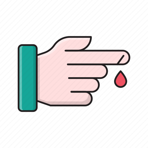 Blood, cut, drop, finger, healthcare icon - Download on Iconfinder