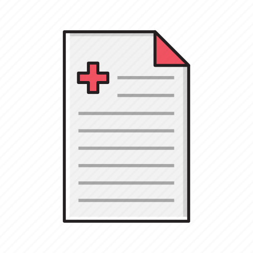 Document, file, medical, report, sheet icon - Download on Iconfinder