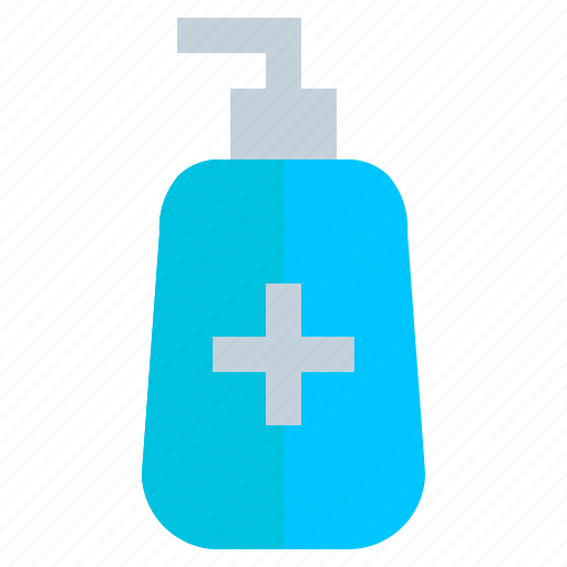 Hand, sanitizer, spray, bottle, soap icon - Download on Iconfinder