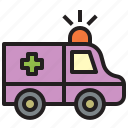 ambulance, emergency, automobile, vehicle, transport