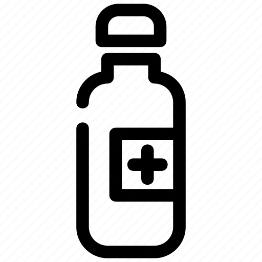 Bottle, medicine, pharmacy, health, container icon - Download on Iconfinder