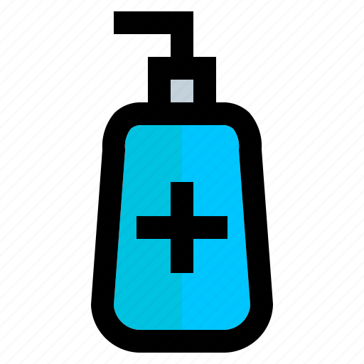 Hand, sanitizer, spray, bottle, soap icon - Download on Iconfinder