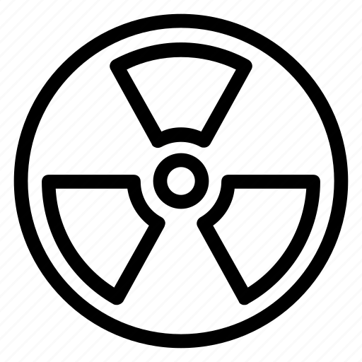 Atomic, danger, alert, caution, exclamation, warning icon - Download on Iconfinder