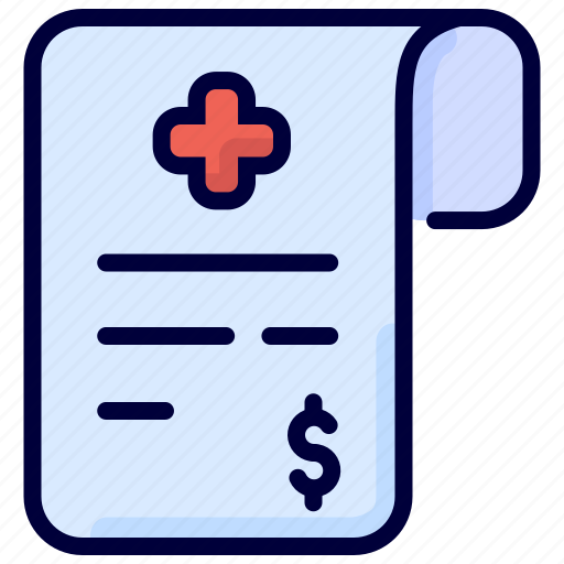 Bill, health, list, medical, price icon - Download on Iconfinder