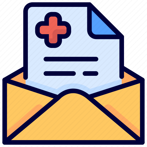 Email, envelope, letter, mail, medical, newsletter, result icon - Download on Iconfinder