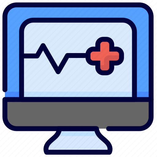 Healthcare, medical, monitor, pulses, statistic icon - Download on Iconfinder