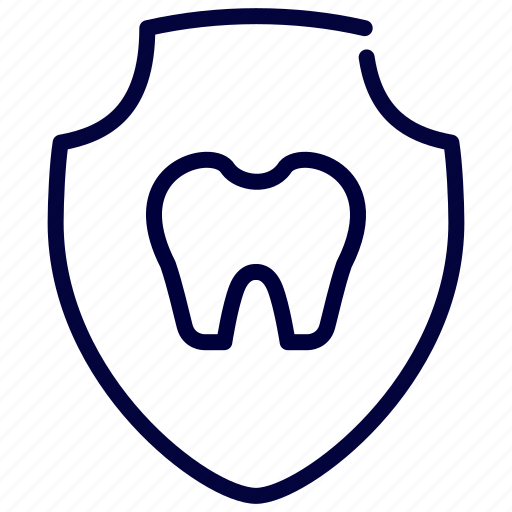 Dental, health, healthcare, medical, shield, tooth icon - Download on Iconfinder