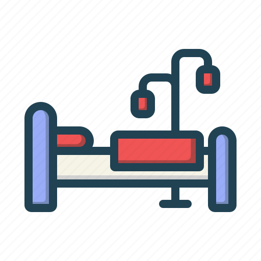 Bed, hospital, clinic, care icon - Download on Iconfinder