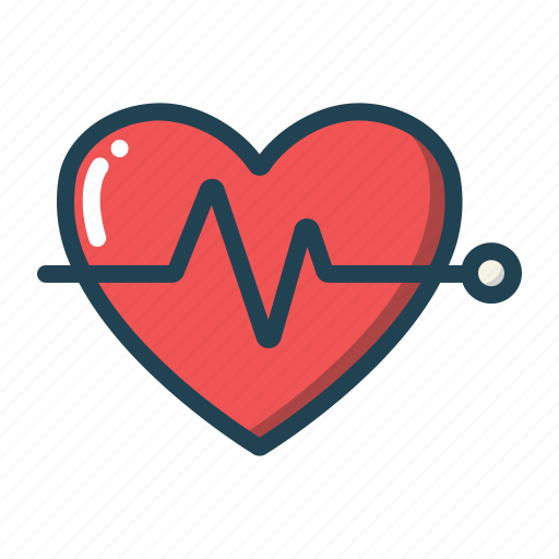 Heartbeat, pulse, heart, medical icon - Download on Iconfinder