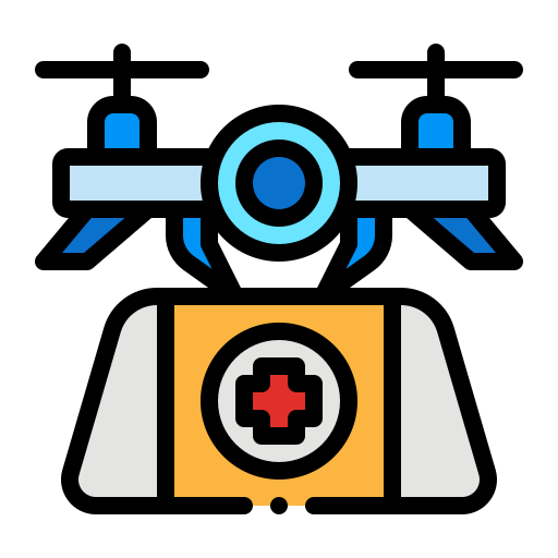 Medical, drone, packaging, medkit, first, aid icon - Download on Iconfinder