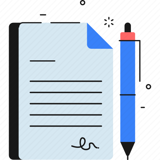Healthcare, medical, tasks noted, document, paper, notepad, pen icon - Download on Iconfinder