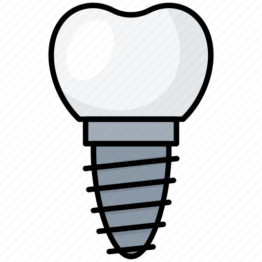 Healthcare, implant, dental, dentist, tooth icon - Download on Iconfinder