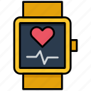 healthcare, watch, pulse, medical watch