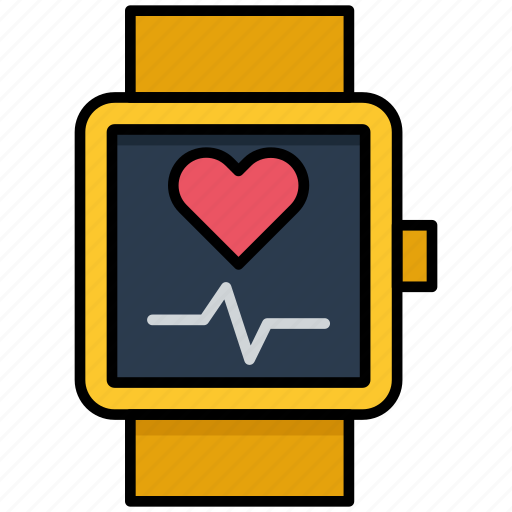 Healthcare, watch, pulse, medical watch icon - Download on Iconfinder