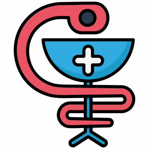 Healthcare, caduceus, snake, pharmacy, medical icon - Download on Iconfinder