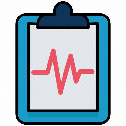 Healthcare, report, clipboard, medical, pulse icon - Download on Iconfinder