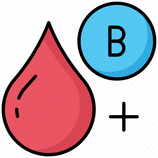 Healthcare, b, blood, positive, type, medical icon - Download on Iconfinder
