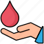 healthcare, hand, blood, charity, donate 
