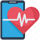 healthcare, mobile, application, heartbeat, medical
