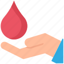 healthcare, hand, blood, charity, donate