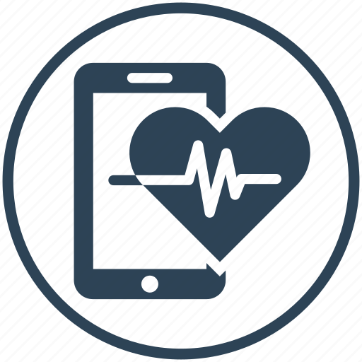 Healthcare, mobile, application, heartbeat, medical icon - Download on Iconfinder