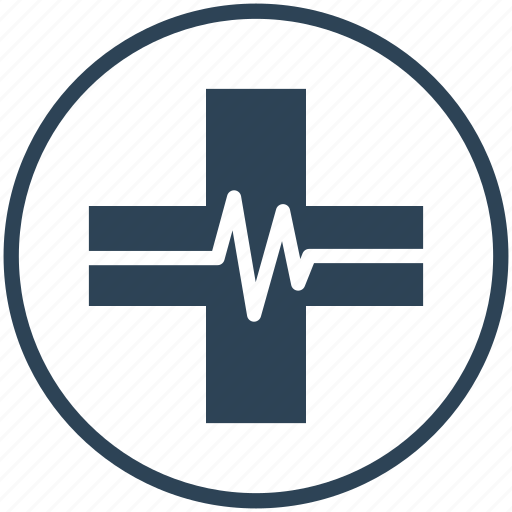Healthcare, hospital, medical, cross, pulse icon - Download on Iconfinder