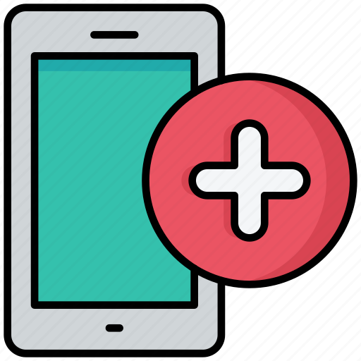 Healthcare, mobile, smartphone, medical, add icon - Download on Iconfinder