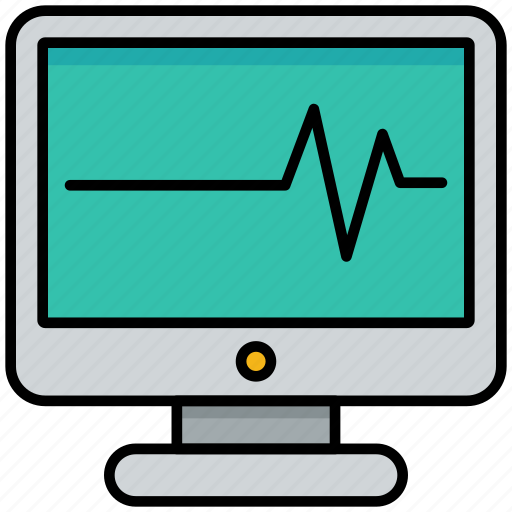 Healthcare, monitor, ecg machine, heartbeat, medical icon - Download on Iconfinder