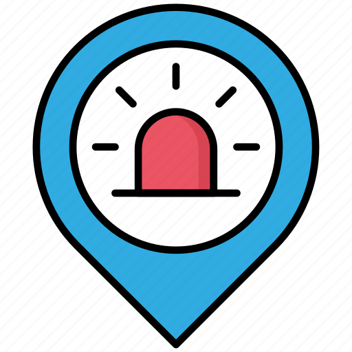 Healthcare, location, ambulance, emergency, map pin icon - Download on Iconfinder