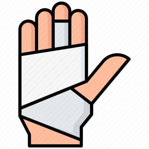 Healthcare, bandage, fracture, hand, medical icon - Download on Iconfinder