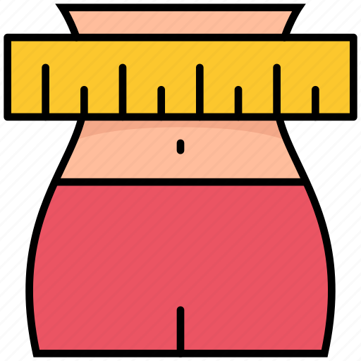 Healthcare, waist, fitness, diet, measuring icon - Download on Iconfinder
