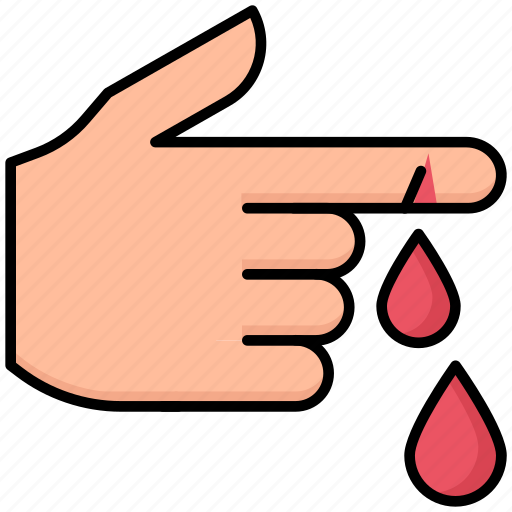 Healthcare, hand, blood, cut, medical icon - Download on Iconfinder