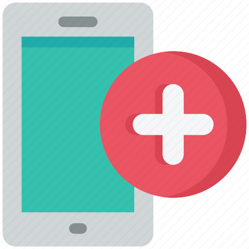 Healthcare, mobile, smartphone, medical, add icon - Download on Iconfinder