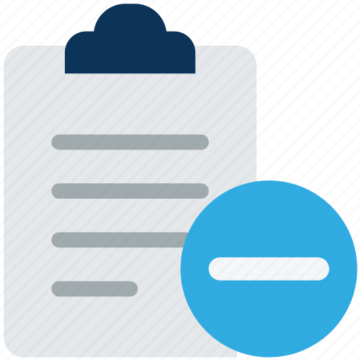 Healthcare, report, clipboard, record, test, remove icon - Download on Iconfinder